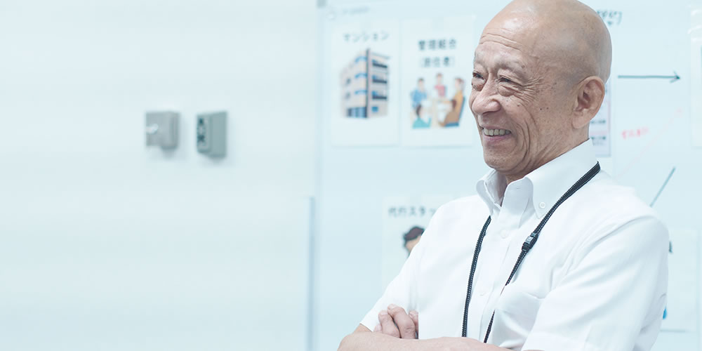 研修への意気込みを語る名越基順氏