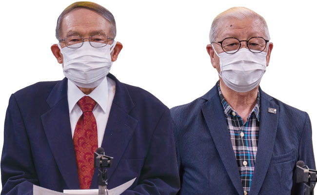 代表で表彰式に参加された18年を迎える2名のメッセージ